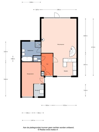 Floorplan - Anthon van der Horstlaan 16, 3752 VN Bunschoten-Spakenburg